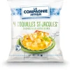 4 COQUILLES ST JACQUES CUISINEES LAITUE DE MER 360 GR