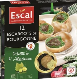 12 ESCARGOTS A L ALSACIENNE 125G