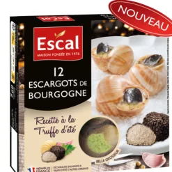 12 ESCARGOTS DE BOURGOGNE RECETTE AUX TRUFFES 89G