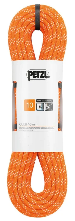 60 m Corde Club 10 mm Orange PETZL