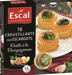 16 MINI FEUILLETES AUX ESCARGOTS 170G