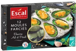 12 MOULES FARCIES AIL FINES HERBES EPICES 125 GR