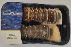 2 QUEUES DE LANGOUSTES BLANCHES CRUES CARAIBES 390G .