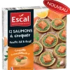 12 SAUMONS À CROQUER 140G ESCAL