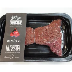 2 STEAKS HACHE AOP TAUREAU DE CAMARGUE BIOU DES MANADES