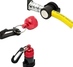 Accroche flexible de plongée magnétique rouge AQUATYS