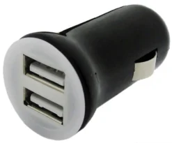 Adaptateut prise de courant p. double USB