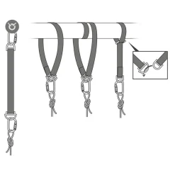 Amarrage Connexion Fixe 150 - PETZL