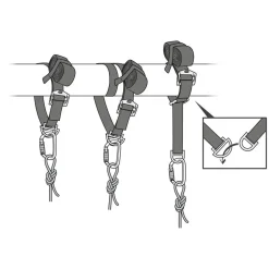 Amarrage Connexion Vario 180-400 - PETZL