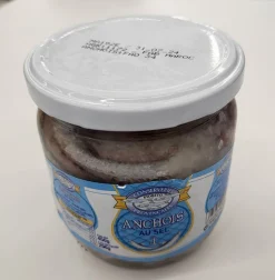 ANCHOIS ENTIERS AU SEL POT 296G