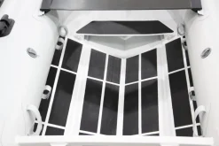 Annexe semi-rigide plancher aluminium - carène en V - Federlight grise - Hypalon - 3D Tender