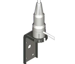 Antenne voilier VHF 3dB. brin souple 1 m. 18m de câble. équerre inox (352)