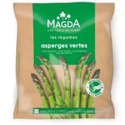 ASPERGES VERTES ENTIERES SACHET 500 GR MAGDA SURGELE