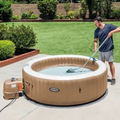 ASPIRATEUR MANUEL BATTERIE RECHARGEABLE PISCINE ET SPA INTEX