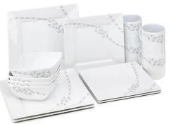 ASSIETTE PLATE CARREE 25 x 25 CM - SOUTH PACIFIC