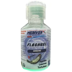 ATTRACTANT MER FLASHGEL XBOOST PAILLETÉ SARDINE 100ML MERIVER