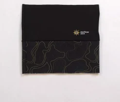 Bandeau / Cache-cou déperlant et polaire noir/jaune Mellow Sea ANFIBI