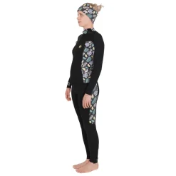 Bandeau néoprène de longe côte noir/floral MELLOW SEA ANFIBI