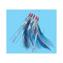 BAS DE LIGNE FLASHMER 5 PLUMES FILAMENTS 2/0