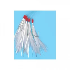BAS DE LIGNE FLASHMER 5 PLUMES FILAMENTS 2/0