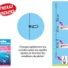 BAS DE LIGNE FLASHMER TURLUTTE FIXE 2 POTENCES