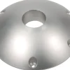 Base de rechange aluminium anodisé poli - coté table et sol - OSCULATI