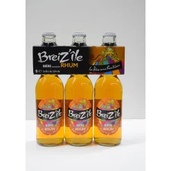 BIERE AROMATISEE RHUM BREIZ'ILE 3*33 CL