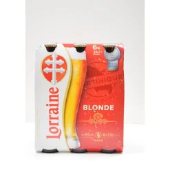BIERE BOUTEILLE PACK 5° 33CLX6 LORRAINE
