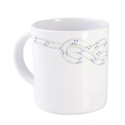 BOITE 16 PIECES: 12 ASSIETTES CARREES+ 4 MUGS - SOUTH PACIFIC