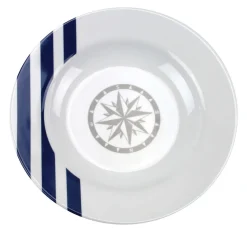 Boite de 16 pièces: 12 assiettes rondes + 4 mugs - marina