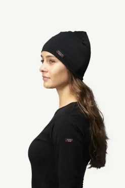 Bonnet Merino BREEZE MERINO 150 BEANIE BLACK DEVOLD