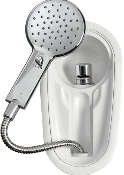 Boîter de douche Adriana et douchette Bossini - Tuyau Inox - 4m