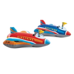 BOUÉE AVION A CHEVAUCHER + PISTOLET INTEX
