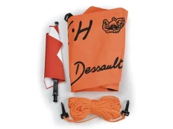 Bouée chasse sous-marine profilée DOUBLE ENVELOPPE Orange TORPEDO DESSAULT