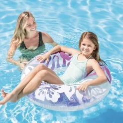 Bouée gonflable géante aloha intex - coloris aléatoire