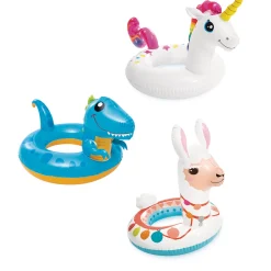 BOUÉE TÊTE ANIMAL 3-6 ANS INTEX