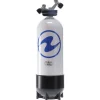 Bouteille de plongée mono bloc 15 litres 232 bars 2 sorties TAG AQUALUNG
