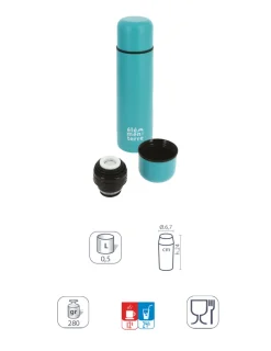 BOUTEILLE ISOTHERM FLASKI 0.5 BLEU - ELEMENTERRE