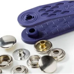 Boutons pression en laiton Ø12mm (10 pièces)
