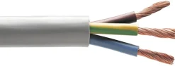 CABLE ELECTRIQUE H05 2 X 2.5MM2 BLANC OU GRIS