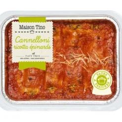 CANNELLONI RICOTTA EPINARDS 750G