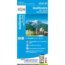 Carte Top 25 - 3537ET Guillestre