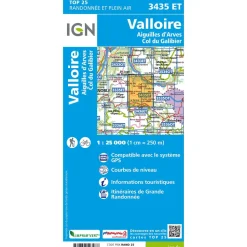 Carte Top 25 - 3435ET Valloire / Aiguilles D'Arves