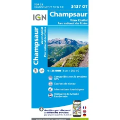 Carte Top 25 - 3437OT Champsaur