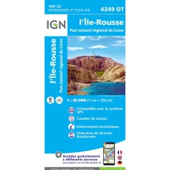 Carte Top 25 - 4249OT L'Ile Rousse