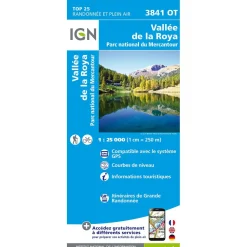 Carte Top 25 - 3841OT Vallee-De-La-Roya
