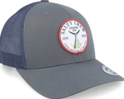 CASQUETTE / CHAPEAU SALTY CREW BOTTOM DWELLER RETRO TRUCKER HOMME COULEUR CHARCOAL TAILLE 1Sz