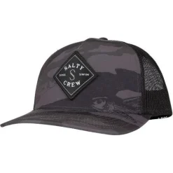 CASQUETTE / CHAPEAU SALTY CREW SEA LINE RETRO TRUCKER HOMME COULEUR SAND CAMO TAILLE 1Sz