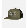 CASQUETTE / CHAPEAU SALTY CREW BASS MAN TRUCKER HOMME COULEUR OLIVE TAILLE 1Sz