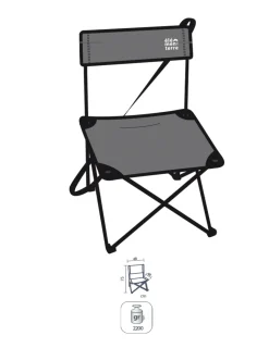 Chaise de camping pliable ELEMENTERRE